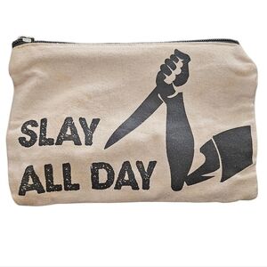 "SLAY ALL DAY" Cosmetic Pouch/Accessories Bag